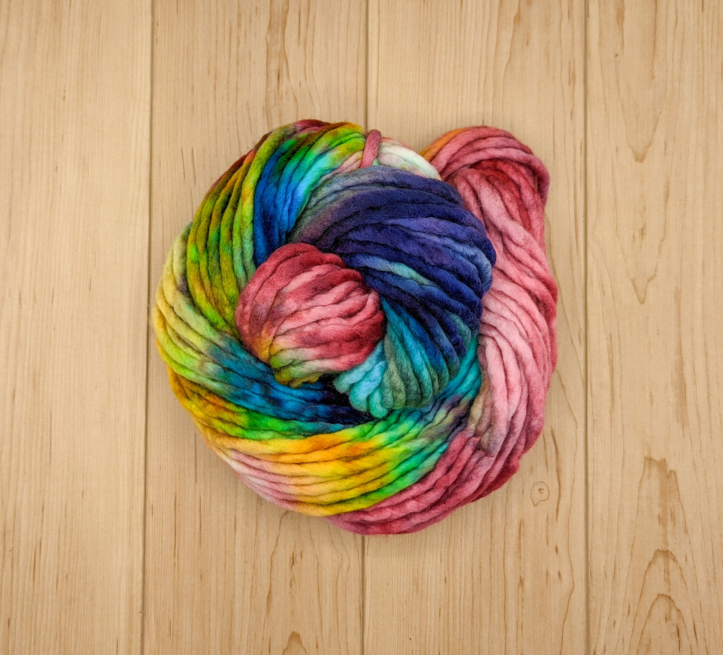 Super chunky best sale rainbow wool